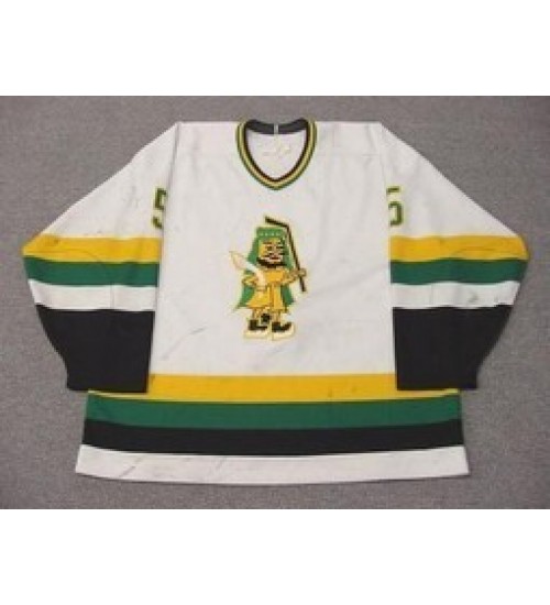 Custom WHL Prince Albert Raiders 94 95 David Van Drunen Home Hockey Jersey White